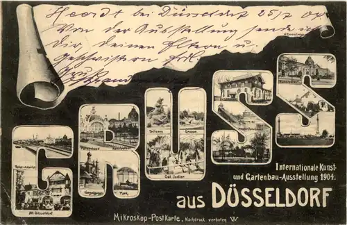 Düsseldorf - Internat. Kunst und Gartenbauaustellung 1904 -621900