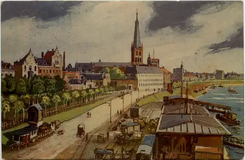 Düsseldorf - Rheinwerft -622674