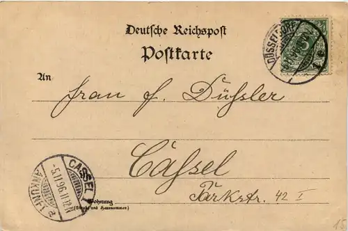Gruss aus Düsseldorf - Litho 1896 -622774