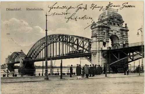 Düsseldorf - Rheinbrücke -622744