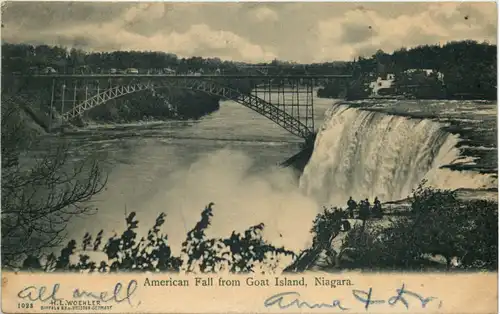 Niagara - American Fall from Goat Island -620332