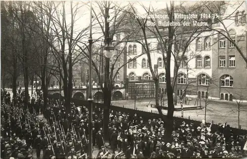 Wilhelmshaven - Aufziehen der Wache 1914/15 - Feldpost 2. Marine Division -481122