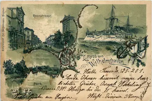 Gruss aus Wilhelmshaven - Litho -481322