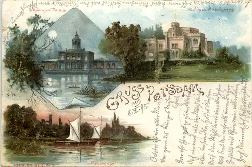 Gruss aus Potsdam - Litho 1895 -620832