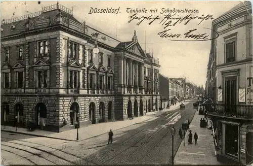 Düsseldorf - Tonhalle mit Schadowstrasse -622410