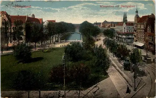 Düsseldorf - Königsallee mit Stadtgraben -621996