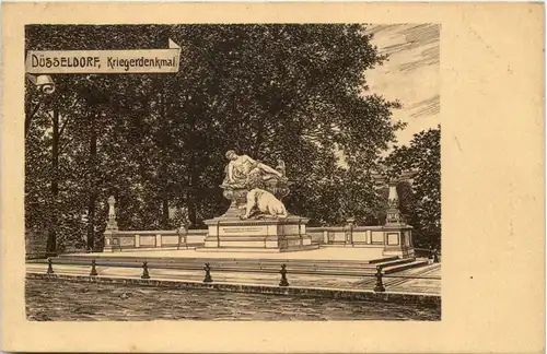 Düsseldorf - Kriegerdenkmal -622298