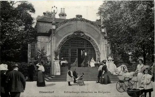 Düsseldorf - Erfrischungshäuschen im Hofgarten -622610