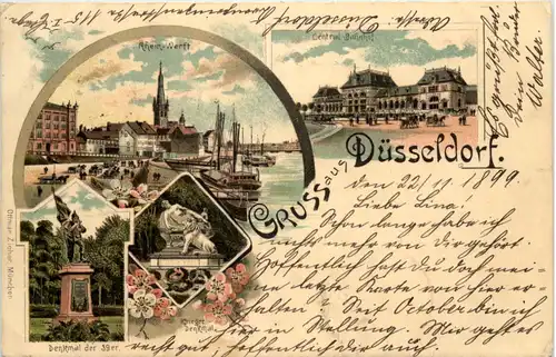 Gruss aus Düsseldorf - Litho -622156