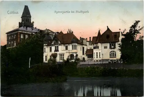 Cottbus, Spreepartie im Stadtpark -398504