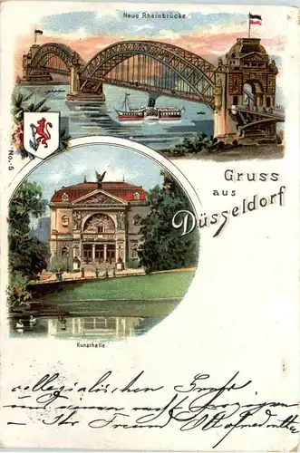 Gruss aus Düsseldorf - Litho -622216