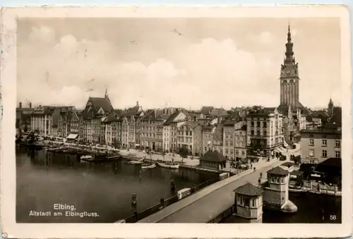 Elbing - Altstadt am Elbingfluss -481878