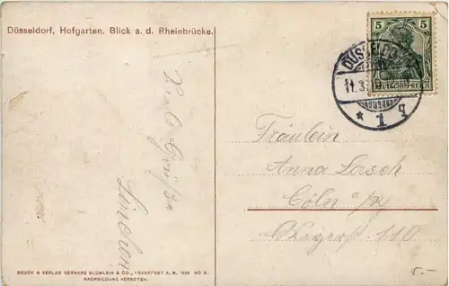 Düsseldorf - Rheinbrücke -622722