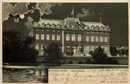 Gruss aus Düsseldorf - Halt gegen Licht Litho -622782