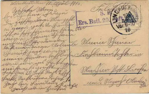 Buwelnosee bei Gut Ogrodken Marczinawalla Ostpreussen - Feldpost 20. Inf. Regiment -623854
