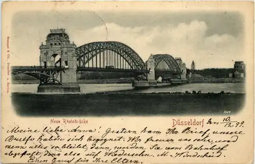 Düsseldorf - Neue Rheinbrücke -622718