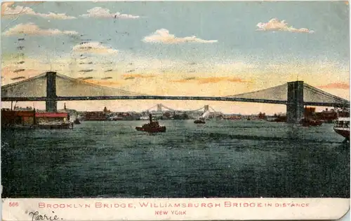 New York - Brooklyn Bridge -621472