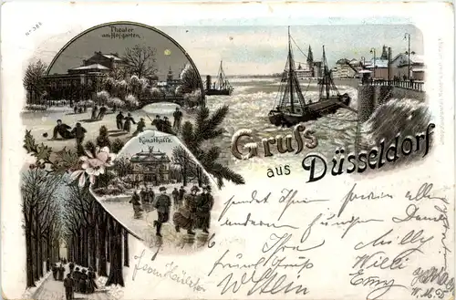 Gruss aus Düsseldorf - Litho -622798