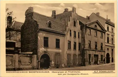 Düsseldorf - Häusergruppe am Friedrichplatz -621632