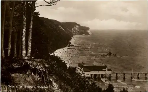 Ostseebd Sellin auf Rügen - Strand und Hochufer -624044
