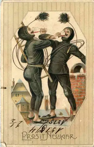 Neujahr - Schornsteinfeger -624154