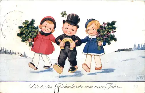 Neujahr - Schornsteinfeger -624184