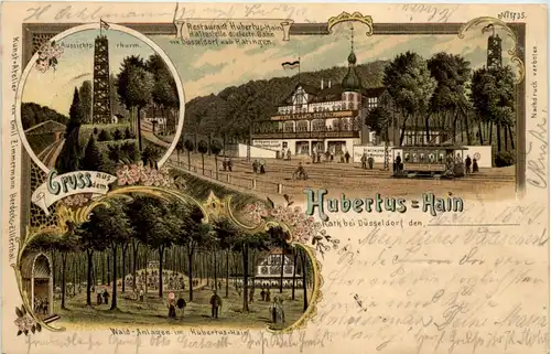 Rath Düsseldorf - Hubertus Hain - Litho -622876