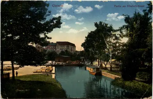 Gleiwitz - Partie am Klodnitz Kanal -623302