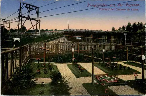 Friedhof bei Chame de Lusse - Feldpost 4. Batl. 1. Ersatz Regiment 39. Reserve Division -623840