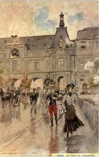 Paris - Le Pont du Carrousel -624364