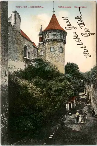 Teplitz-Schönau - Schlossberg Burggraben -494944