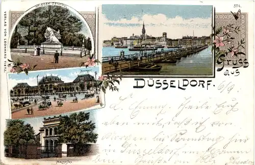 Gruss aus Düsseldorf - Litho -622092