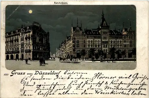 Gruss aus Düsseldorf - Litho -622112