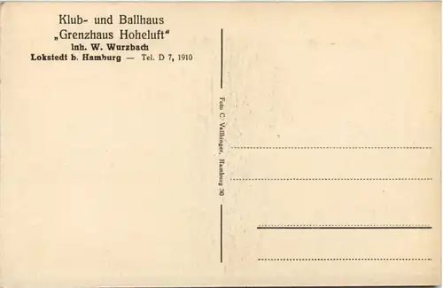 Lockstedt bei Hamburg - Klub und Ballhaus Grenzhaus Hoheluft -623710