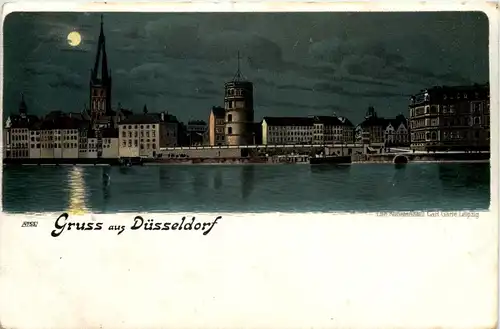 Gruss aus Düsseldorf - Litho -622192