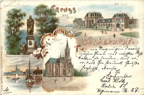 Gruss aus Düsseldorf - Litho -622212