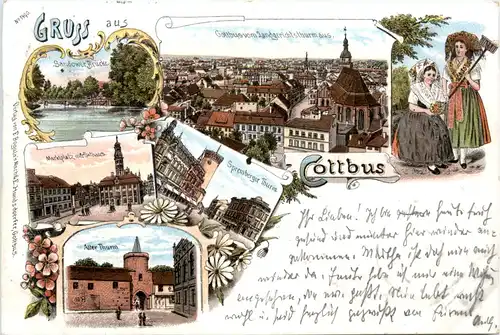 Gruss aus Cottbus - Litho -495204