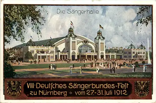 Nürnberg - 8. Deutsches Sängerbundes Fest 1912 -495264