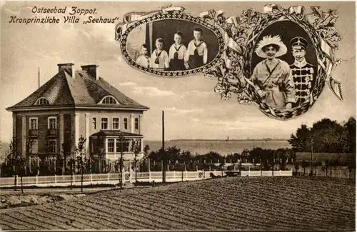 Zoppot - Kronprinzen-Villa Seehaus -625212