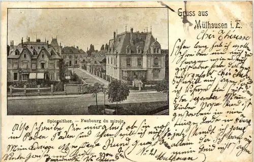 Gruss aus Mülhausen - Spiegelthor -624360