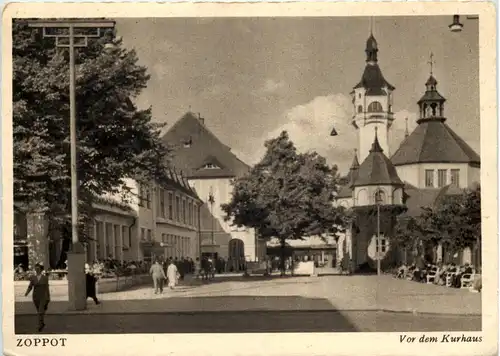 Zoppot - Vor dem Kurhaus -625380