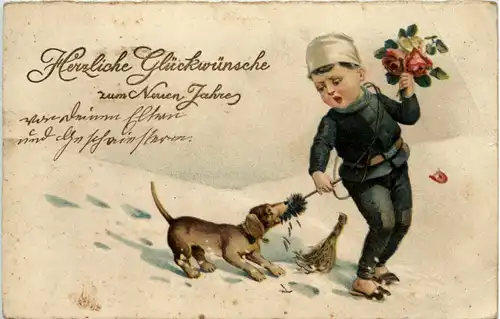 Neujahr - Dackel -624138