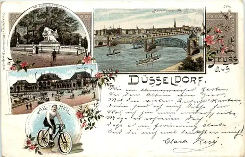 Gruss aus Düsseldorf - Litho All Heil -622772