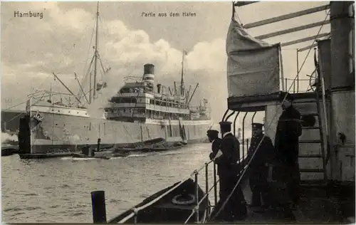 Hamburg, Partie aus dem Hafen -511446