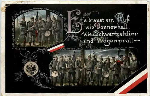 Es braust ein Ruf - Feldpost 4. Bayr. Infanterie Regiment Stab -623976