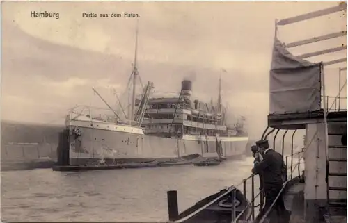 Hamburg, Partie aus dem Hafen -511486