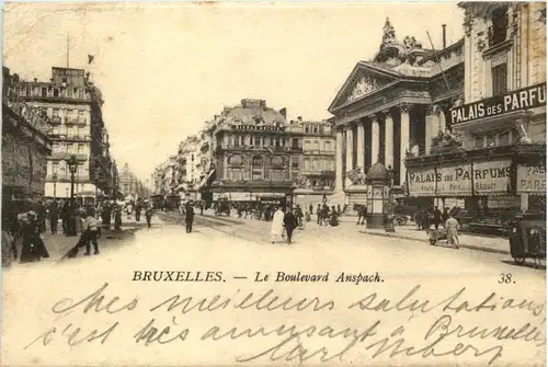 Bruxelles - Le Boulevard Anspach -624382