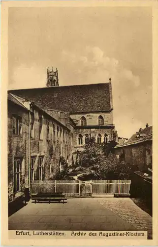 Erfurt, Lutherstätten, Archiv des Augustiner-Klosters -511646