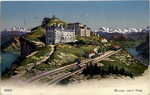 Gruss vom Rigi Kulm -623032
