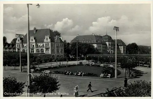 Ostseebad Zoppot - Kurgarten und Kasino -625060